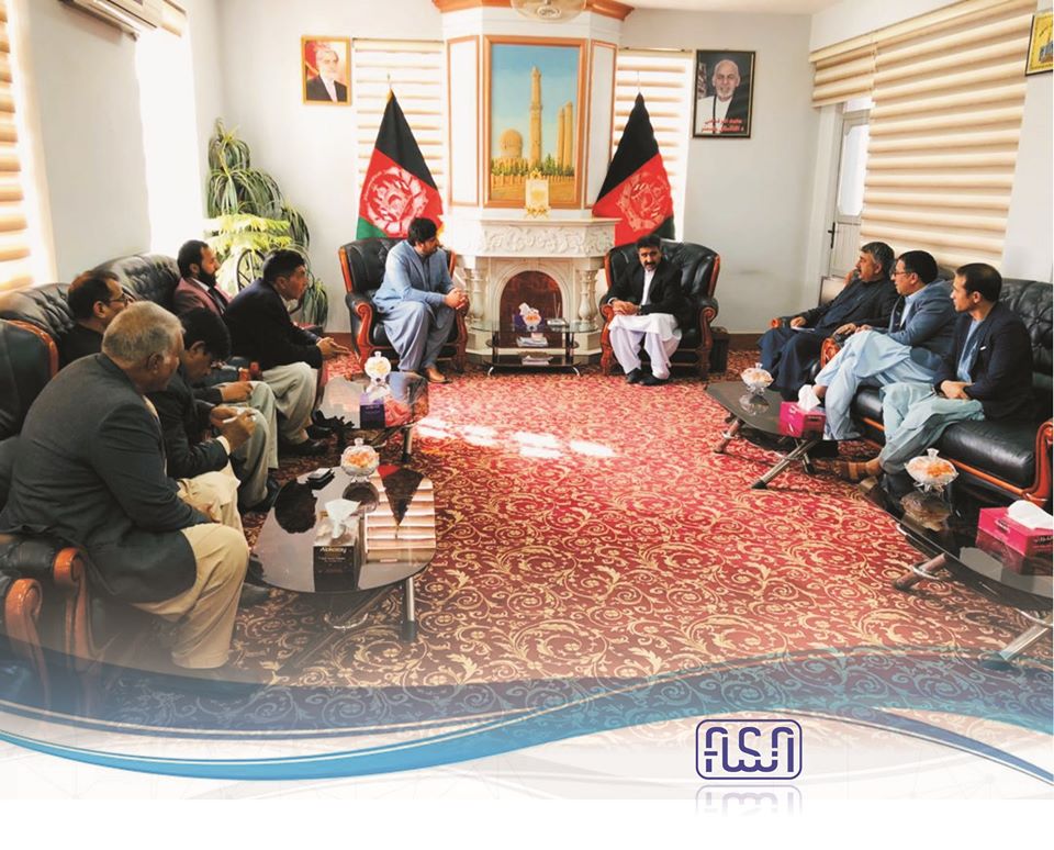 The deputy director of National Standard Authority (ANSA) met with the head of Herat Provincial Council