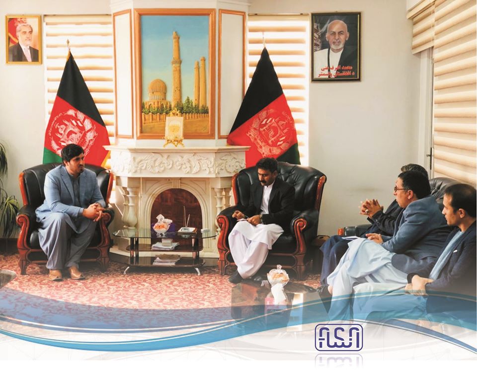 The deputy director of National Standard Authority (ANSA) met with the head of Herat Provincial Council