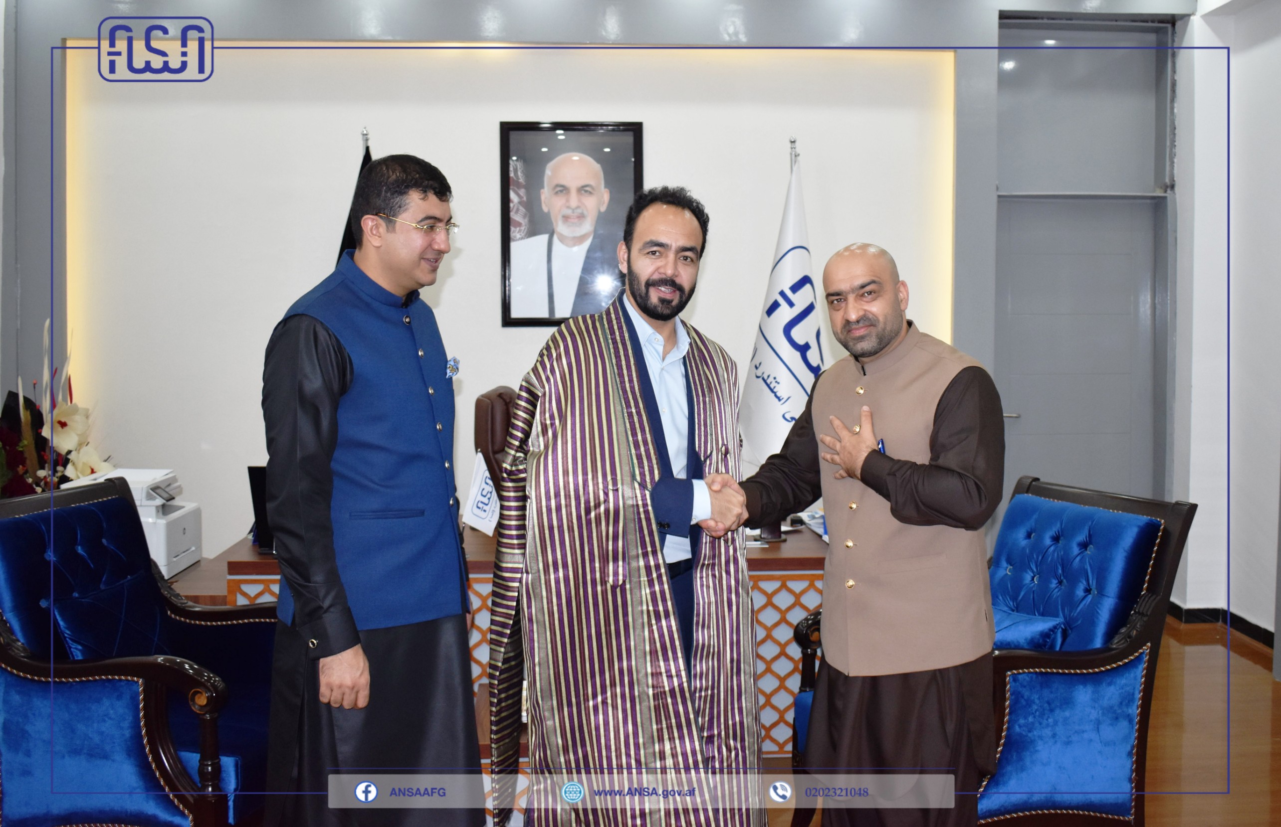 دیدار نائب اول ولسی جرگه با رئیس عمومی اداره ملی ستندرد.