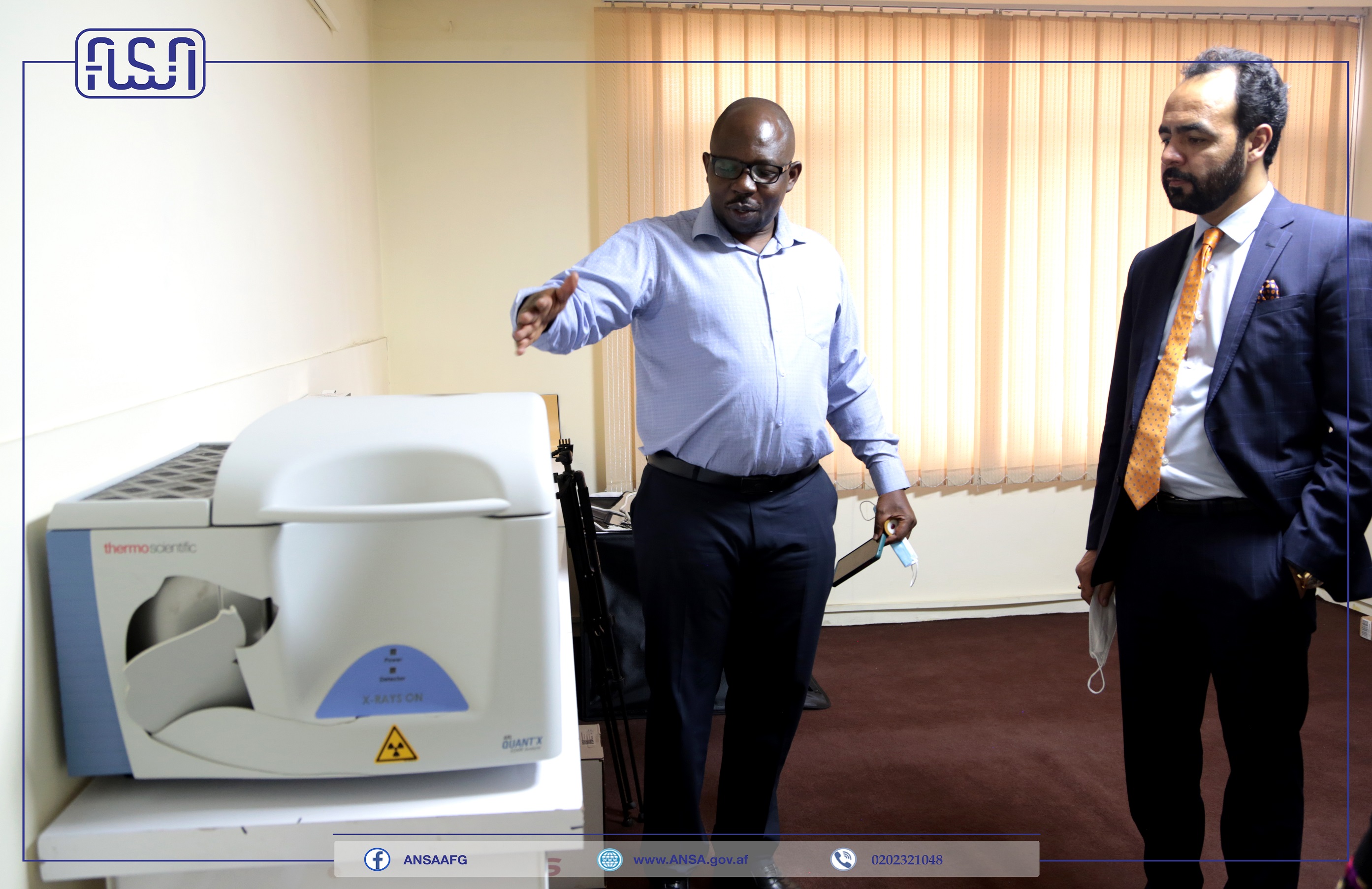 Visiting the Gemology Laboratory and drafting of identification modus operandi, quality stabilization and export of precious stones by Afghanistan National Standards Authority.
