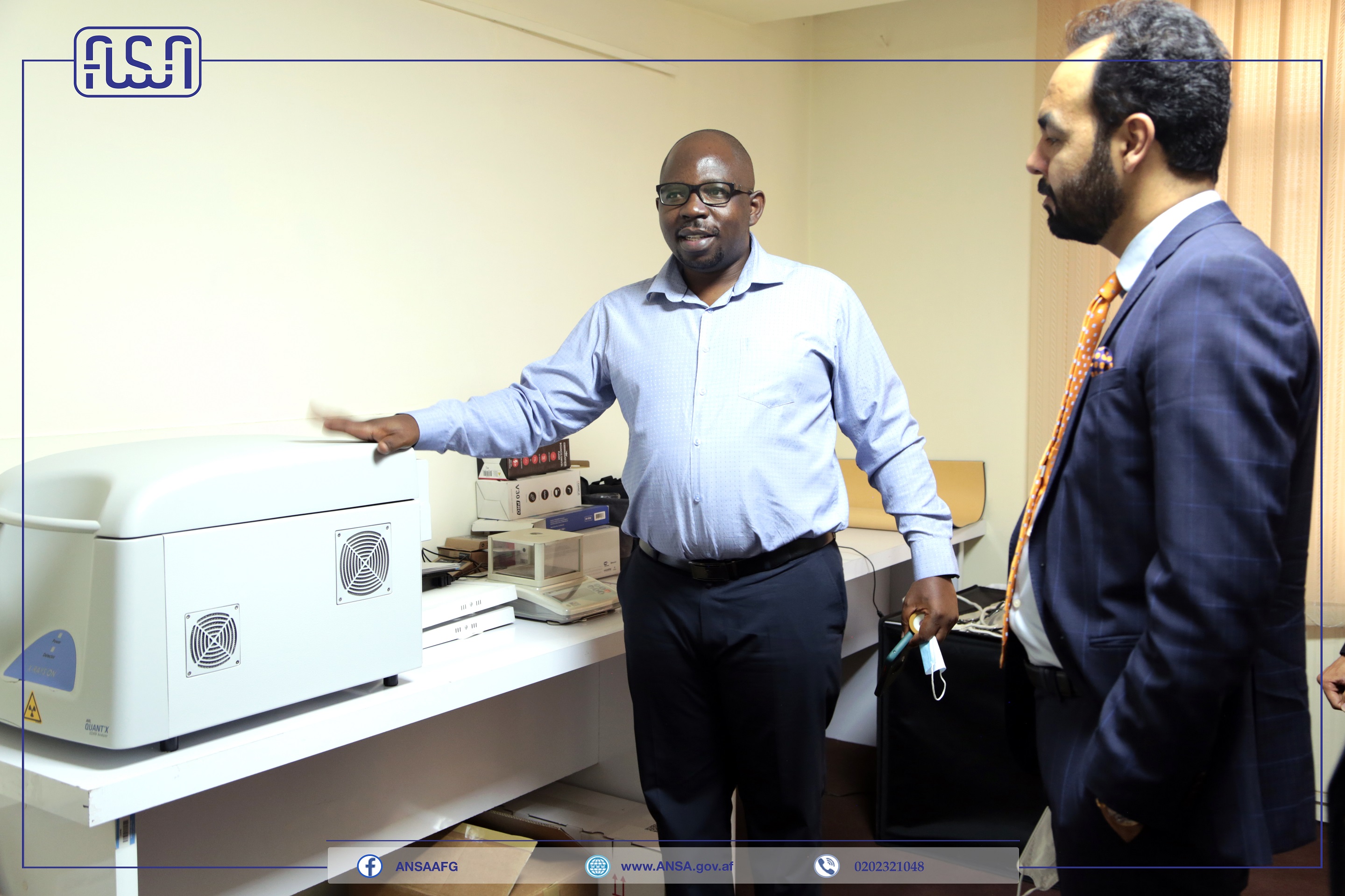 Visiting the Gemology Laboratory and drafting of identification modus operandi, quality stabilization and export of precious stones by Afghanistan National Standards Authority.