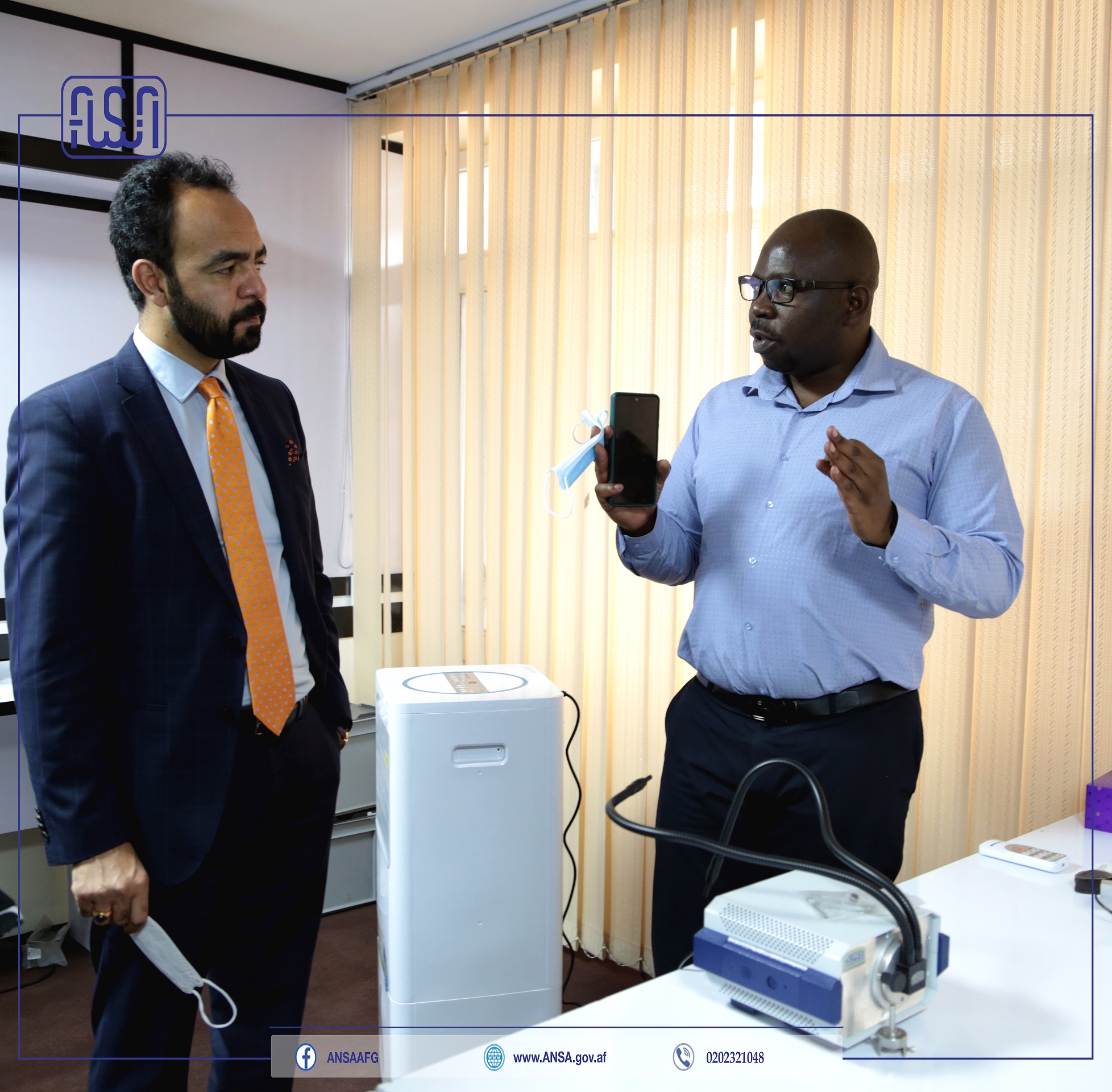 Visiting the Gemology Laboratory and drafting of identification modus operandi, quality stabilization and export of precious stones by Afghanistan National Standards Authority.