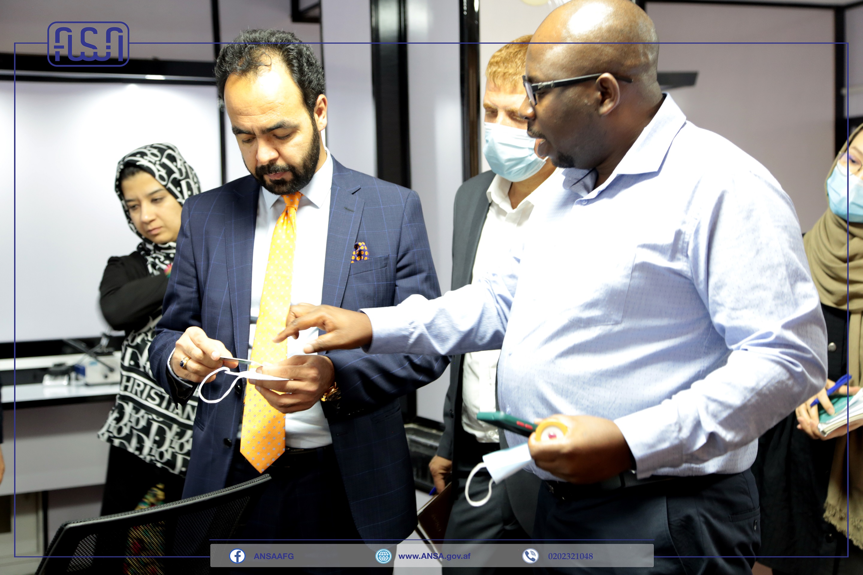 Visiting the Gemology Laboratory and drafting of identification modus operandi, quality stabilization and export of precious stones by Afghanistan National Standards Authority.