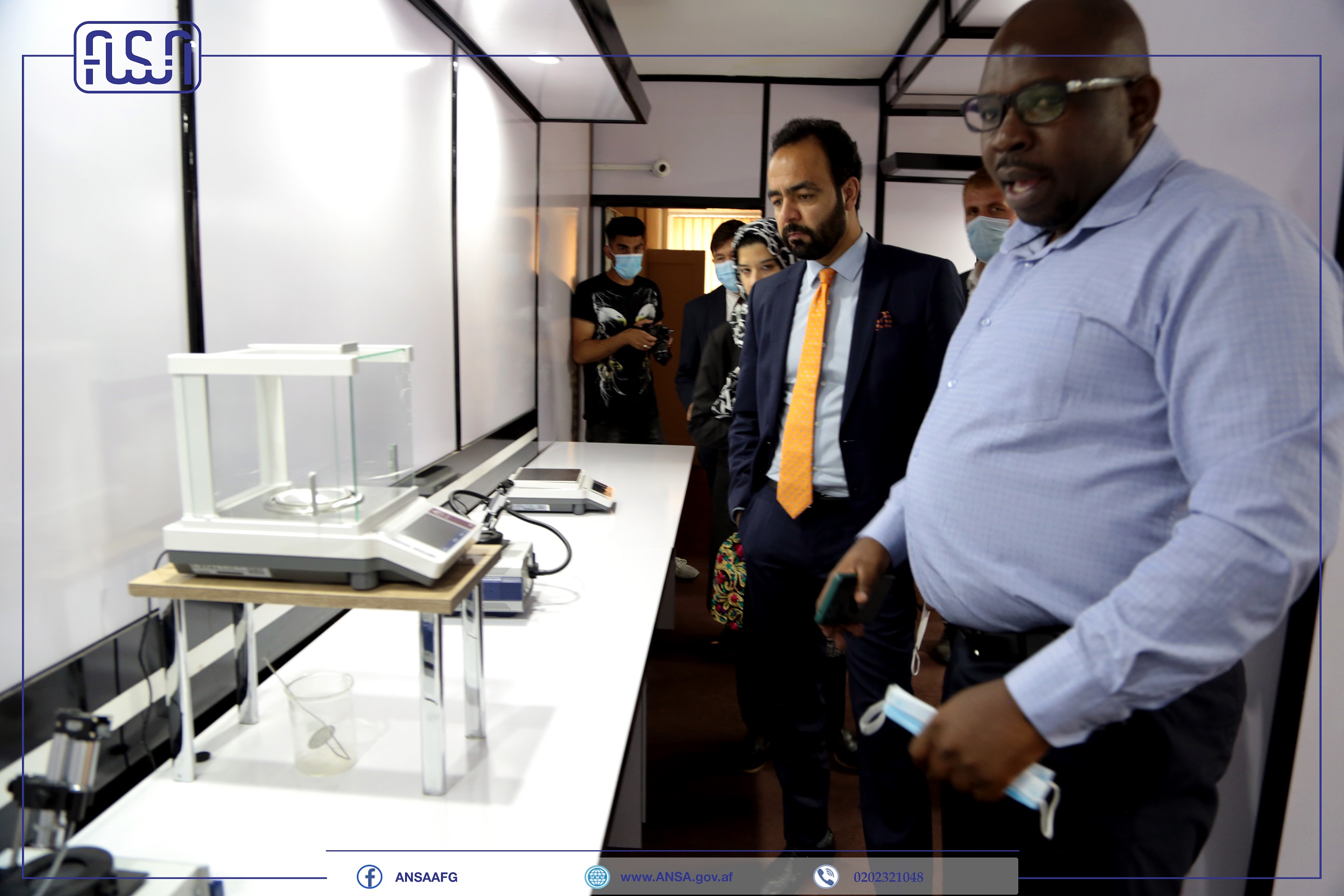 Visiting the Gemology Laboratory and drafting of identification modus operandi, quality stabilization and export of precious stones by Afghanistan National Standards Authority.