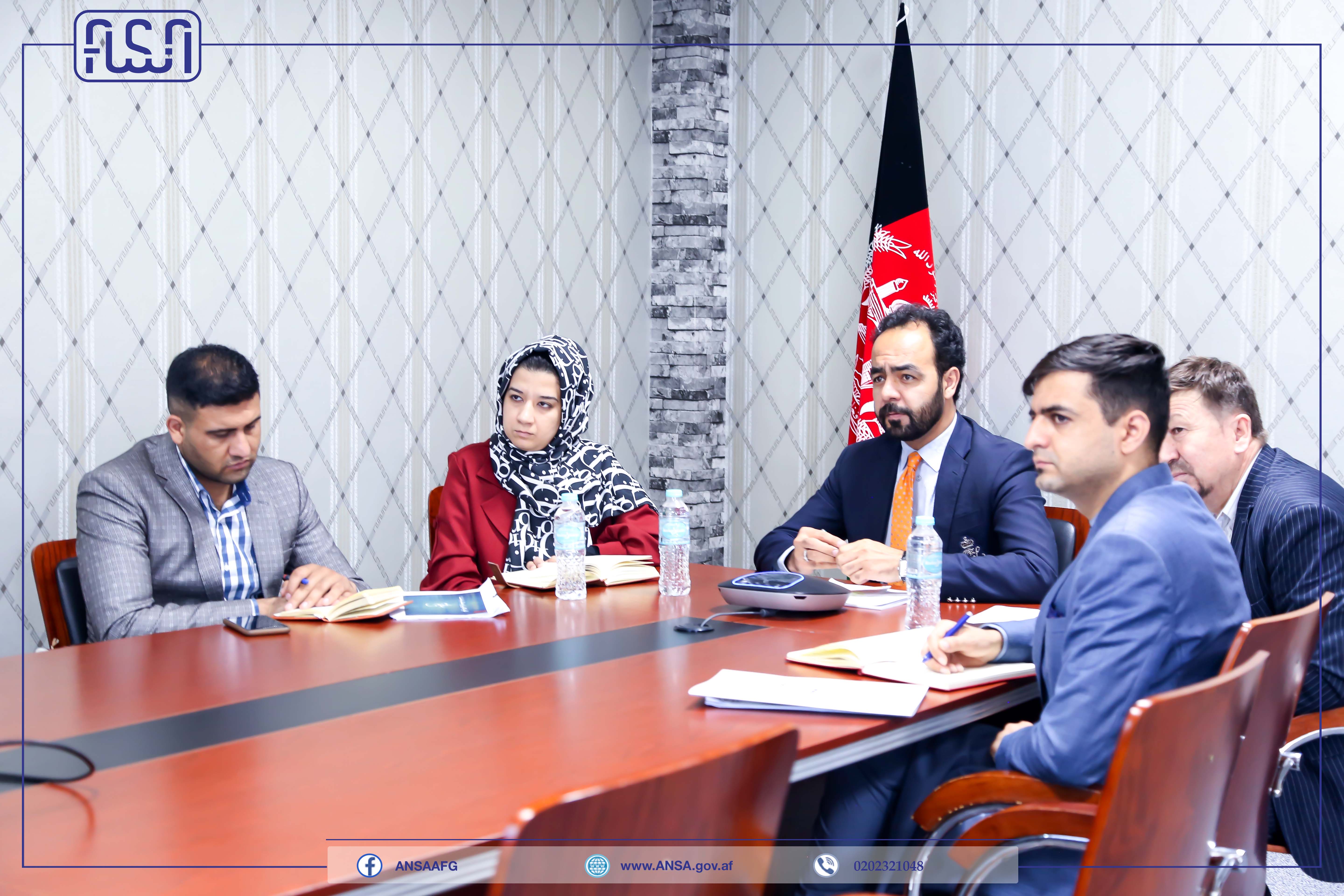 The meeting between the National Standards Authority and the International Trade Center (ITC) was held online. 