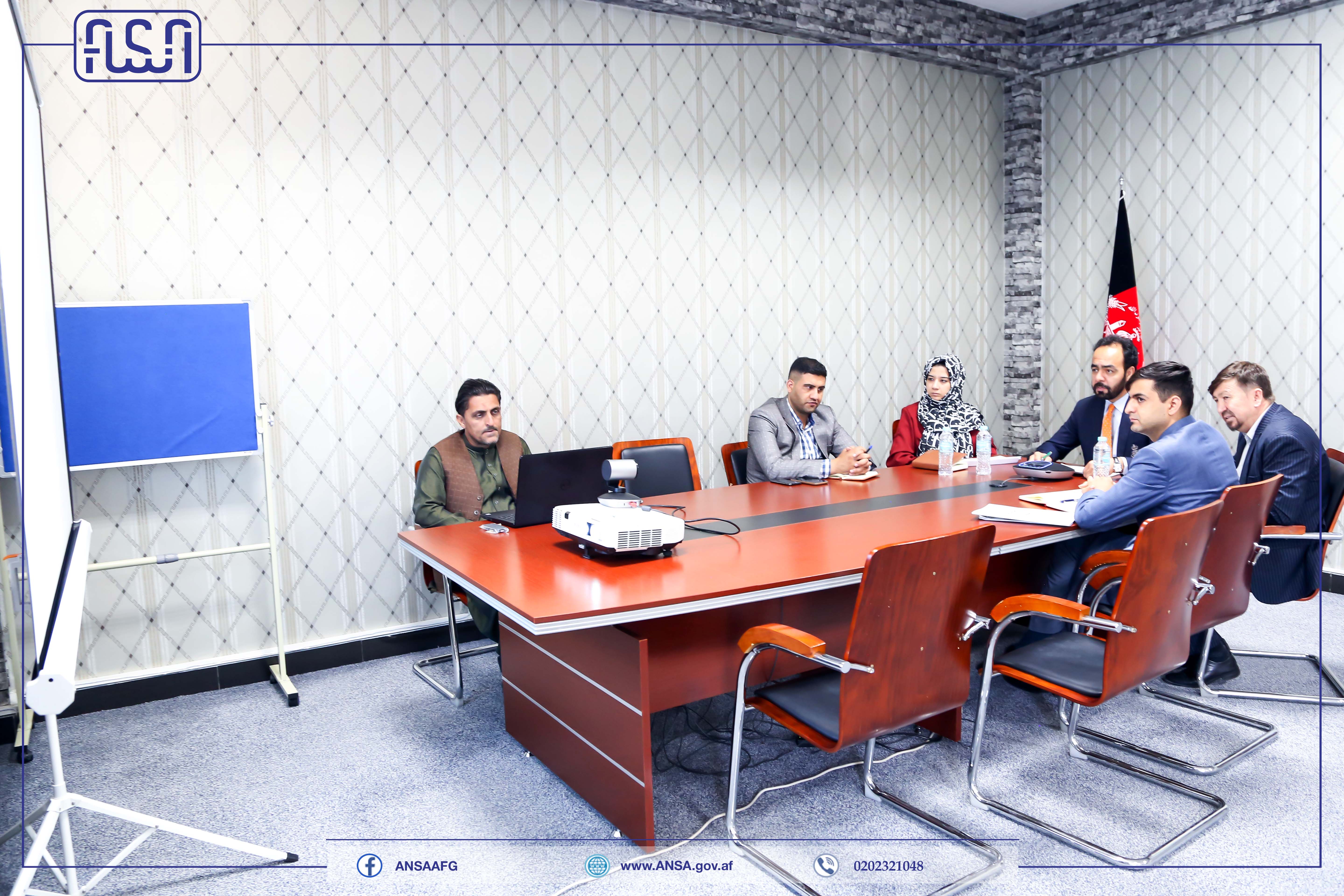 The meeting between the National Standards Authority and the International Trade Center (ITC) was held online. 
