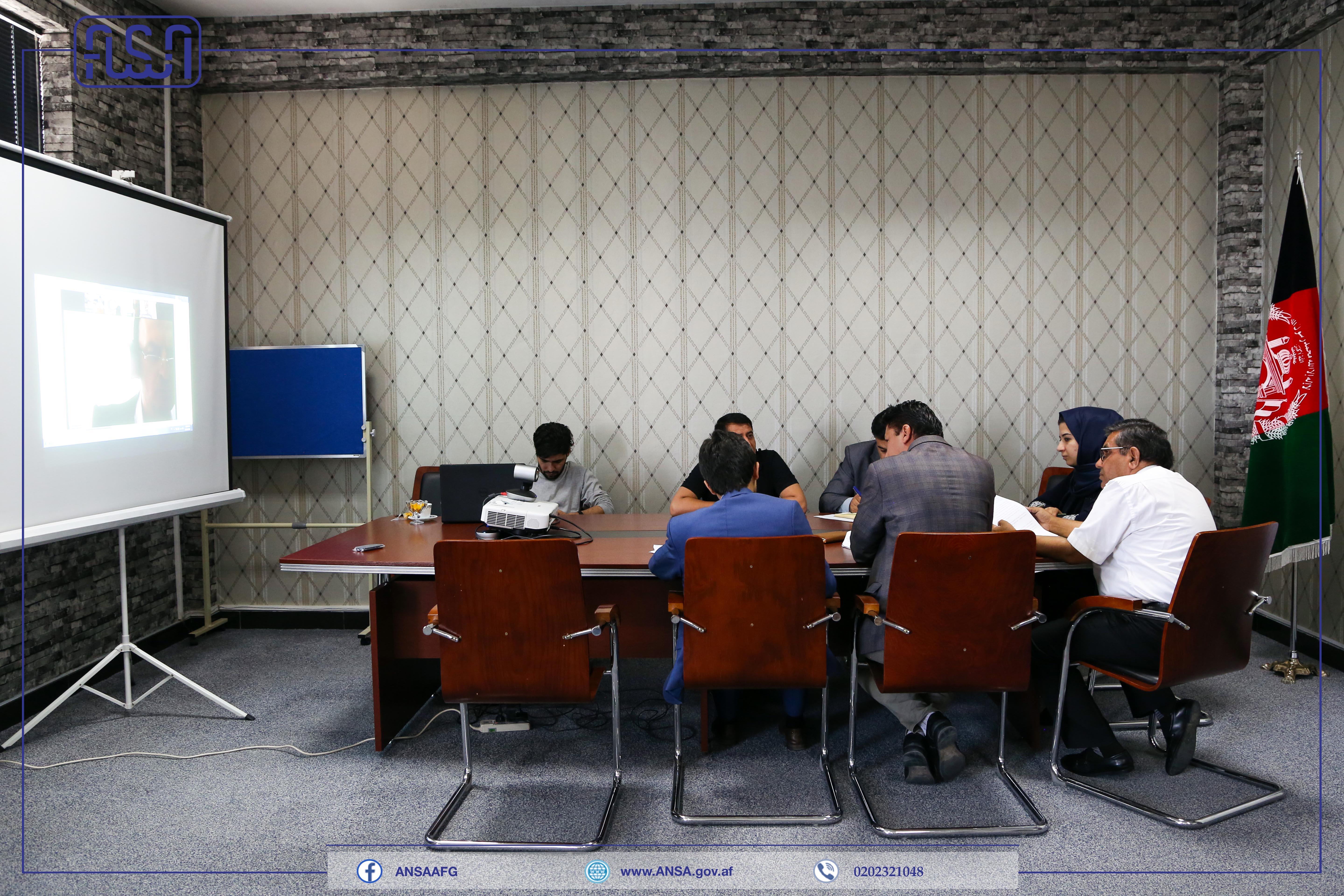 The meeting was held online between the Afghan National Standards Authority and the Uzbek Standard and Metrology Agency. 