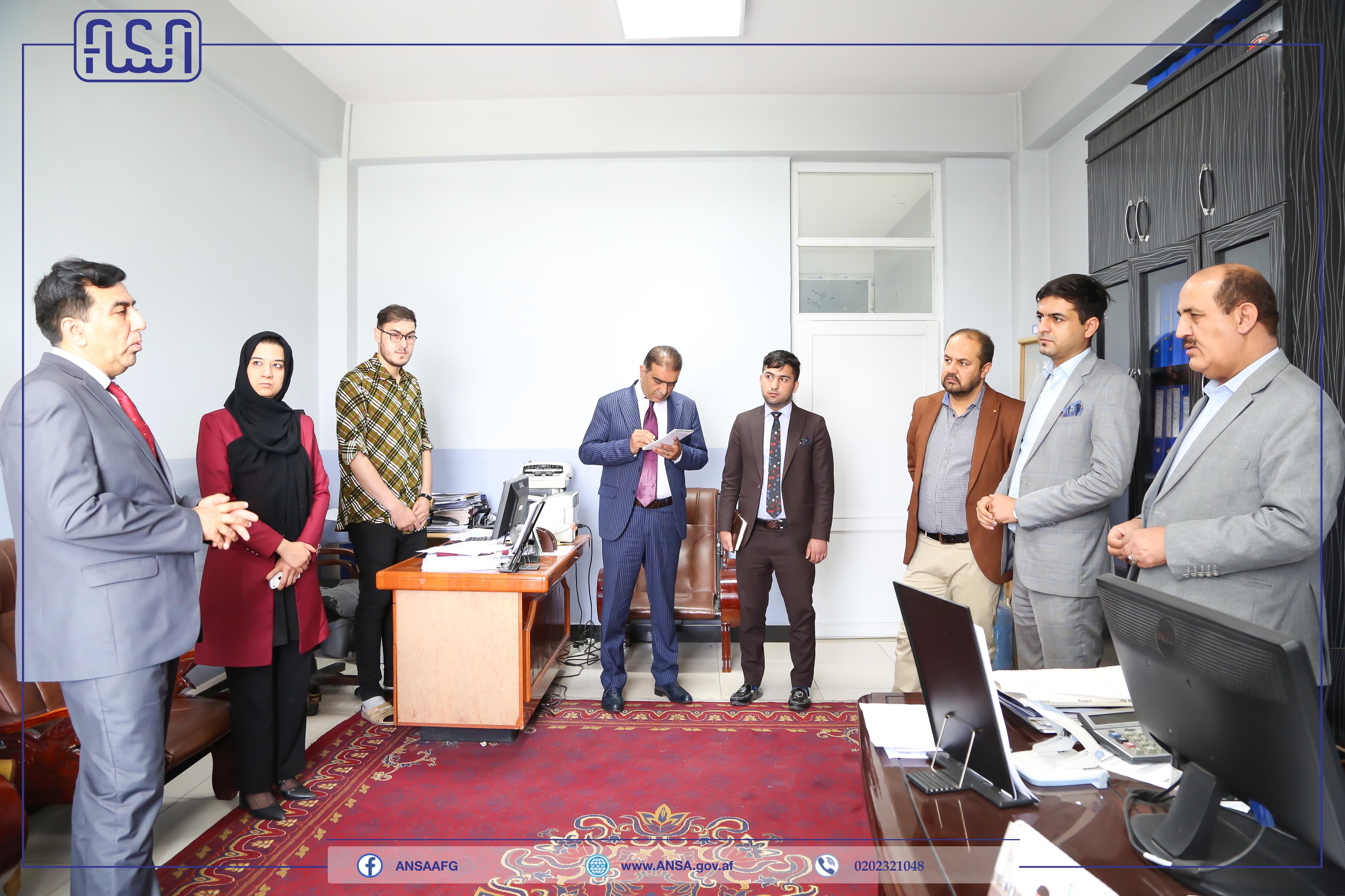 کمیته نظم و دسپلین به اساس توصیه ها و سفارشات قبلی خویش از دیپارتمنت های مختلف اداره بازدید به عمل آوردند.