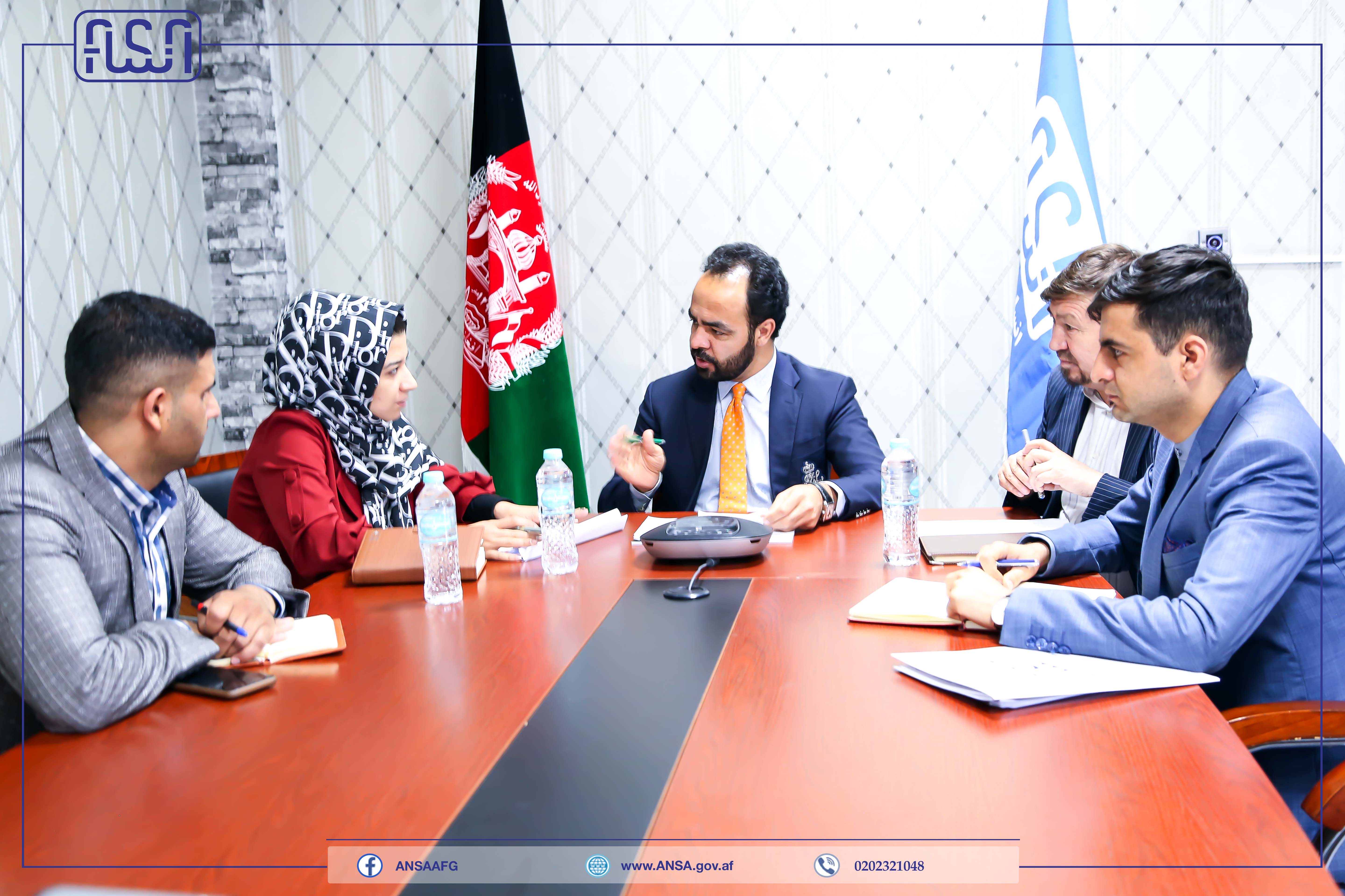 The meeting between the National Standards Authority and the International Trade Center (ITC) was held online. 