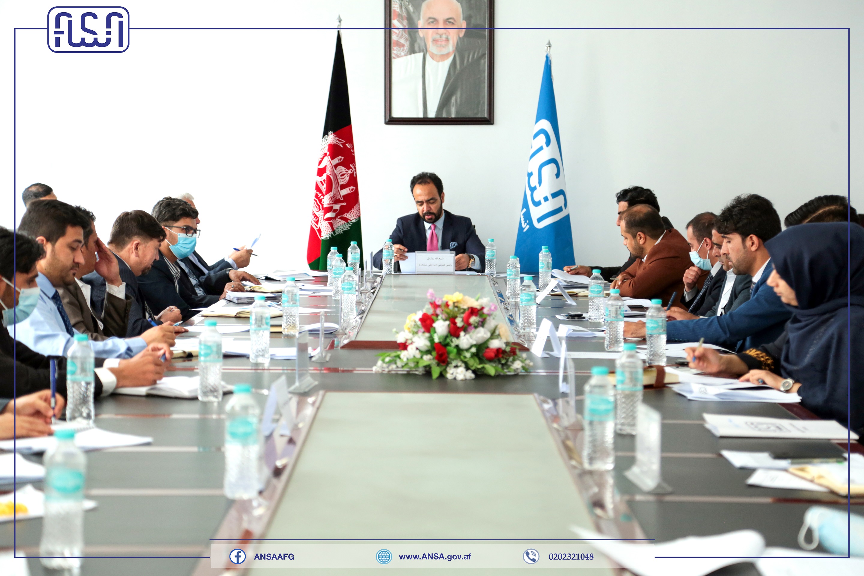 برگزاری جلسه هیئت رهبری اداره ملی ستندرد و معرفی روسای جدیدالتقرر در بخش های تخنیکی و اداری.