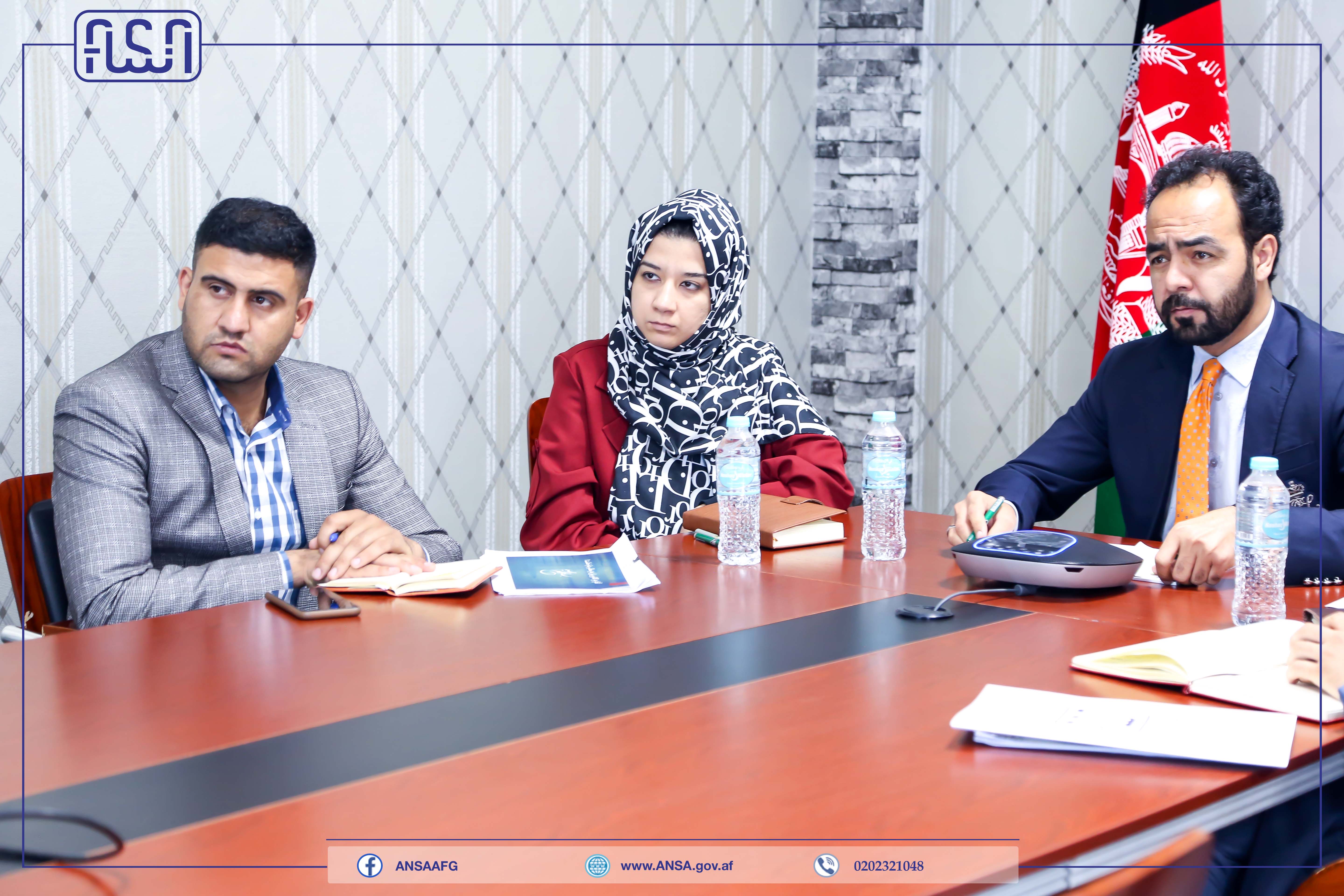 The meeting between the National Standards Authority and the International Trade Center (ITC) was held online. 