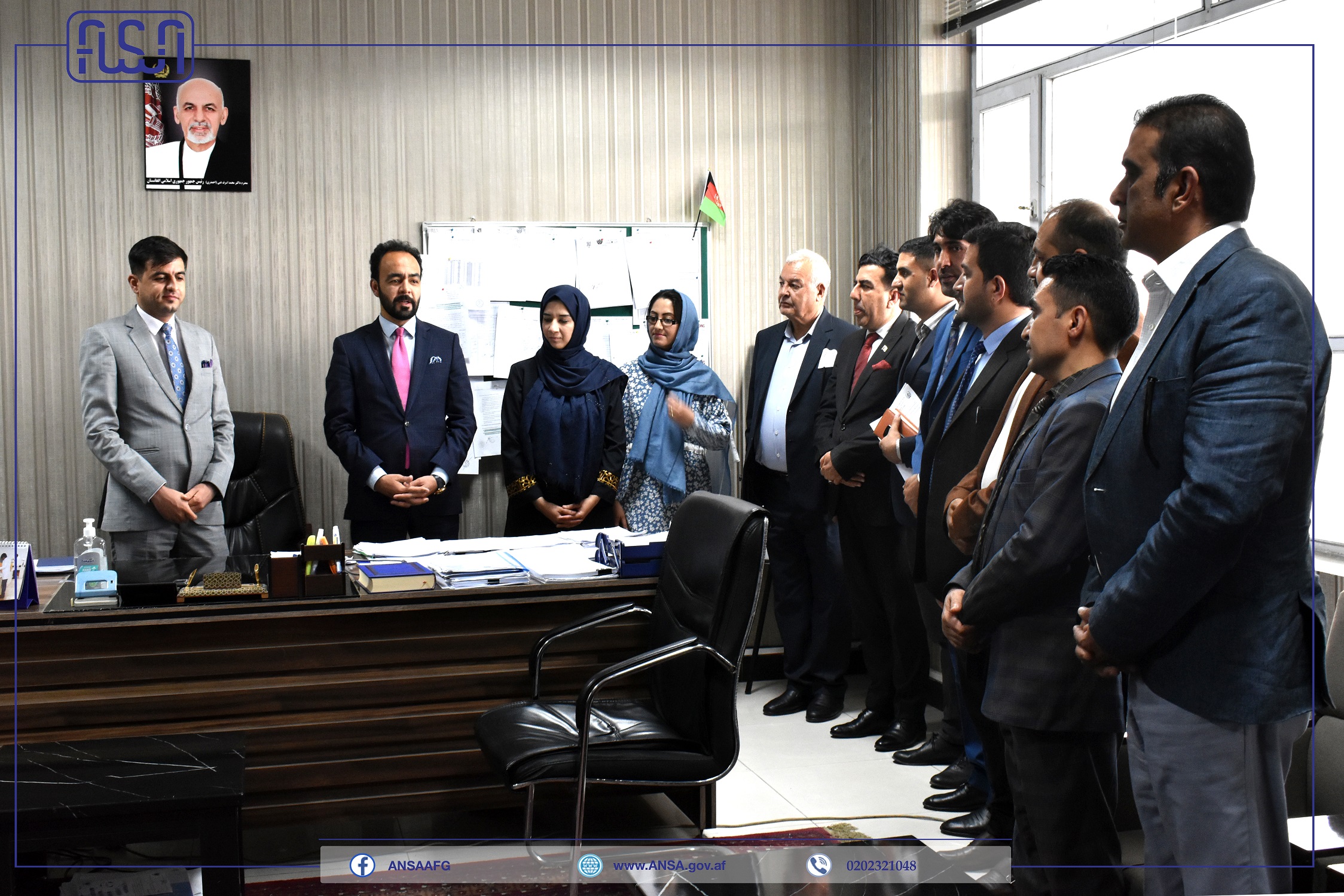 برگزاری جلسه‌ هیئت رهبری اداره ملی ستندرد و معرفی روسای جدیدالتقرر در بخش های تخنیکی و اداری 