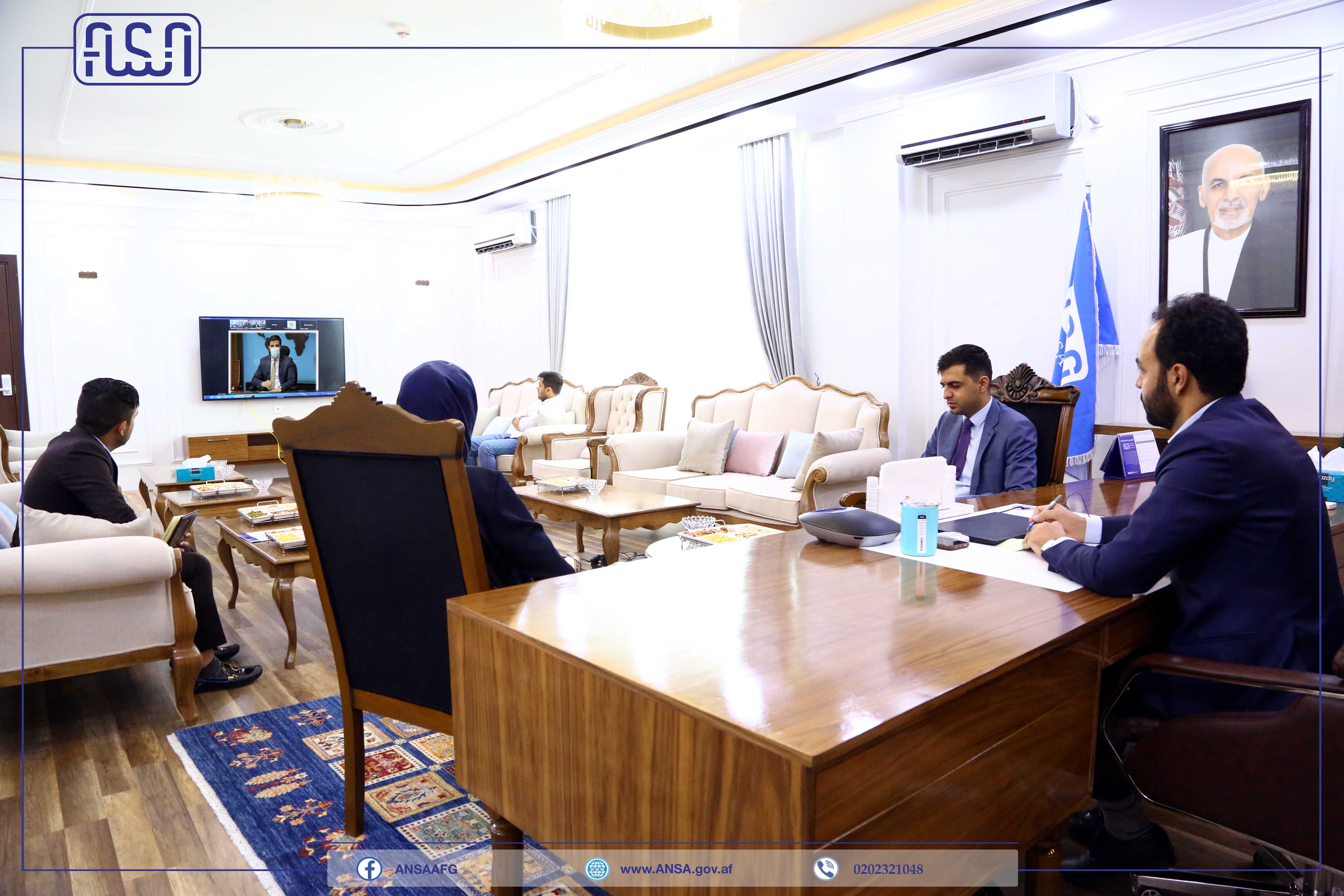 جلسه میان اداره ملی ستندرد و معینیت عواید و گمرکات به گونه آنلاین تدویر یافت.