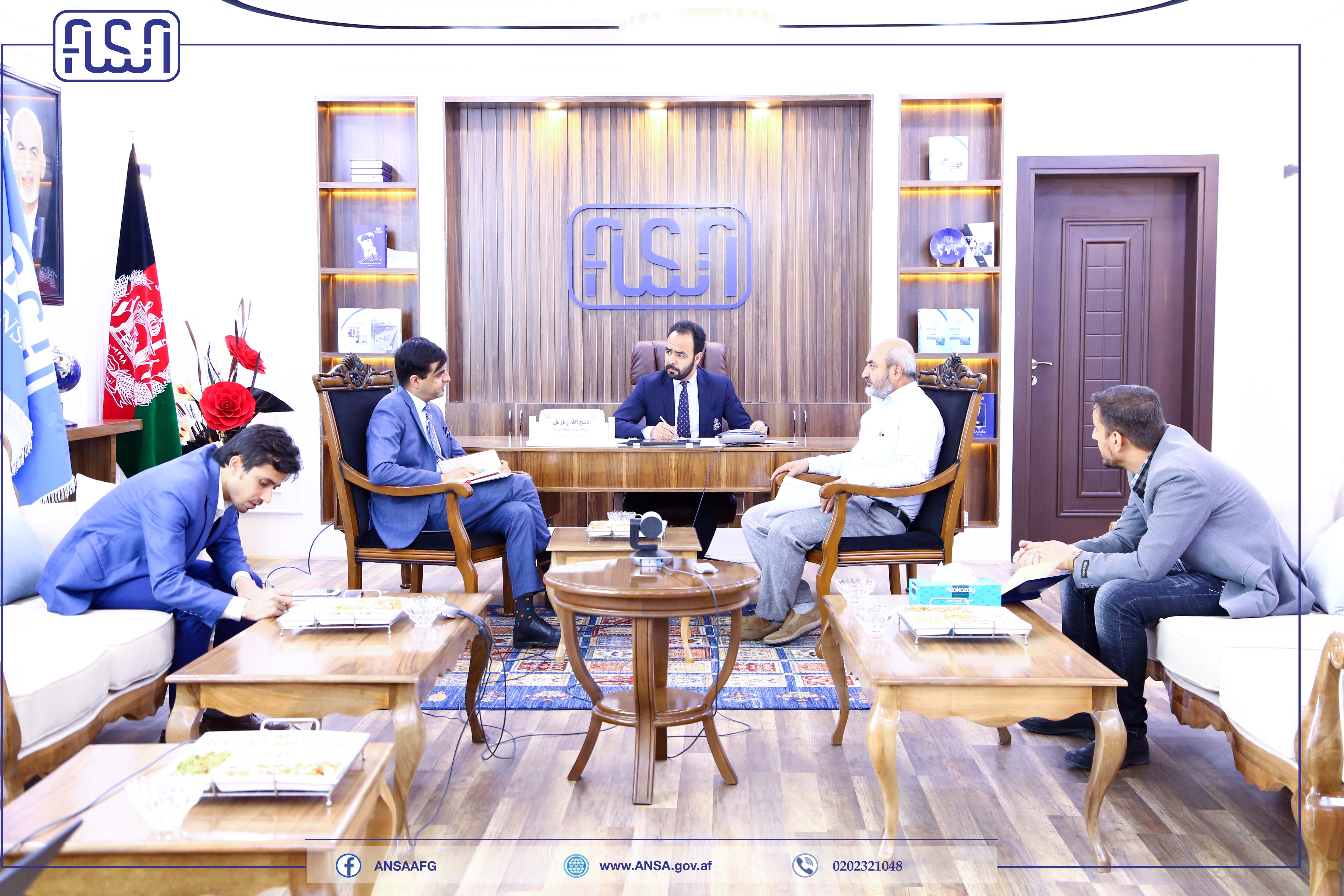 جلسه میان اداره ملی ستندرد افغانستان و اداره ستندرد کشور مالیزیا به گونه آنلاین تدویر یافت.