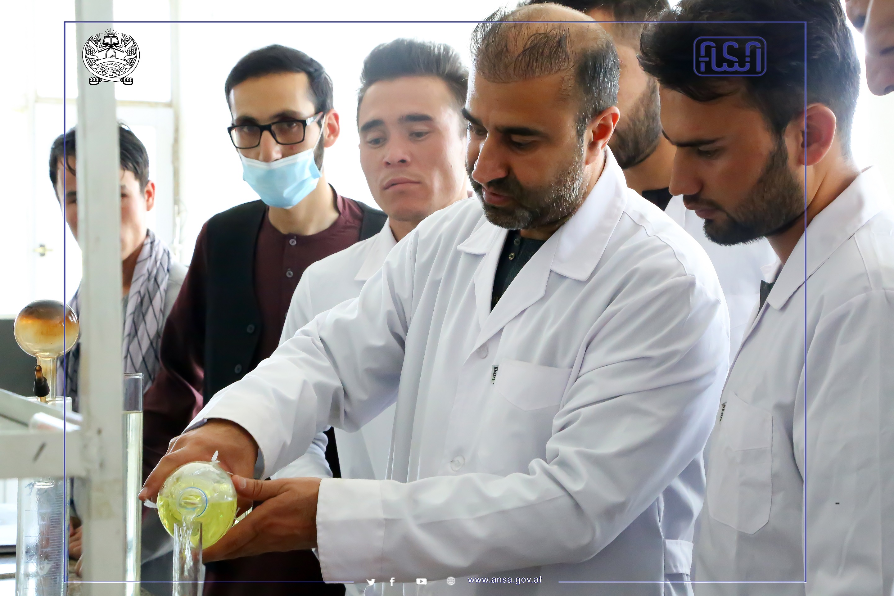 A number of male students of Kabul Polytechnic University have started their internship at the Afghanistan National Standards Authority.