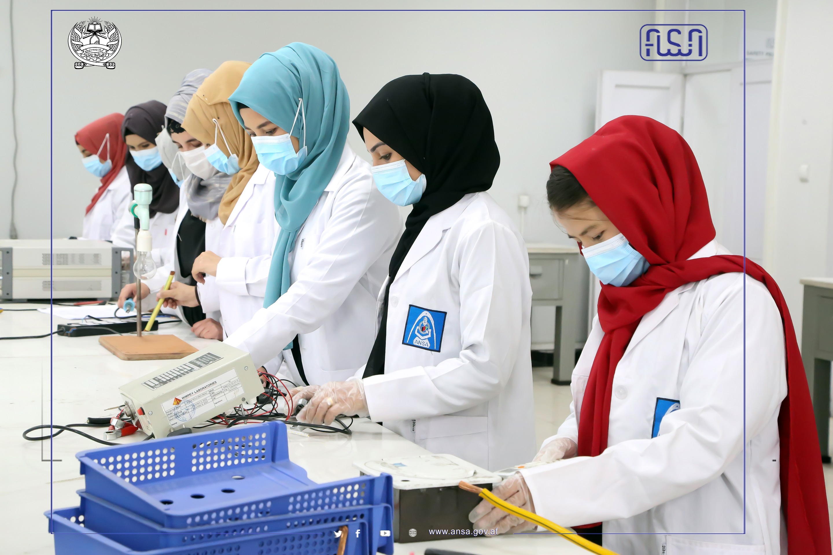 A number of female students of Kabul Polytechnic University have started their internship at the Afghanistan National Standards Authority.