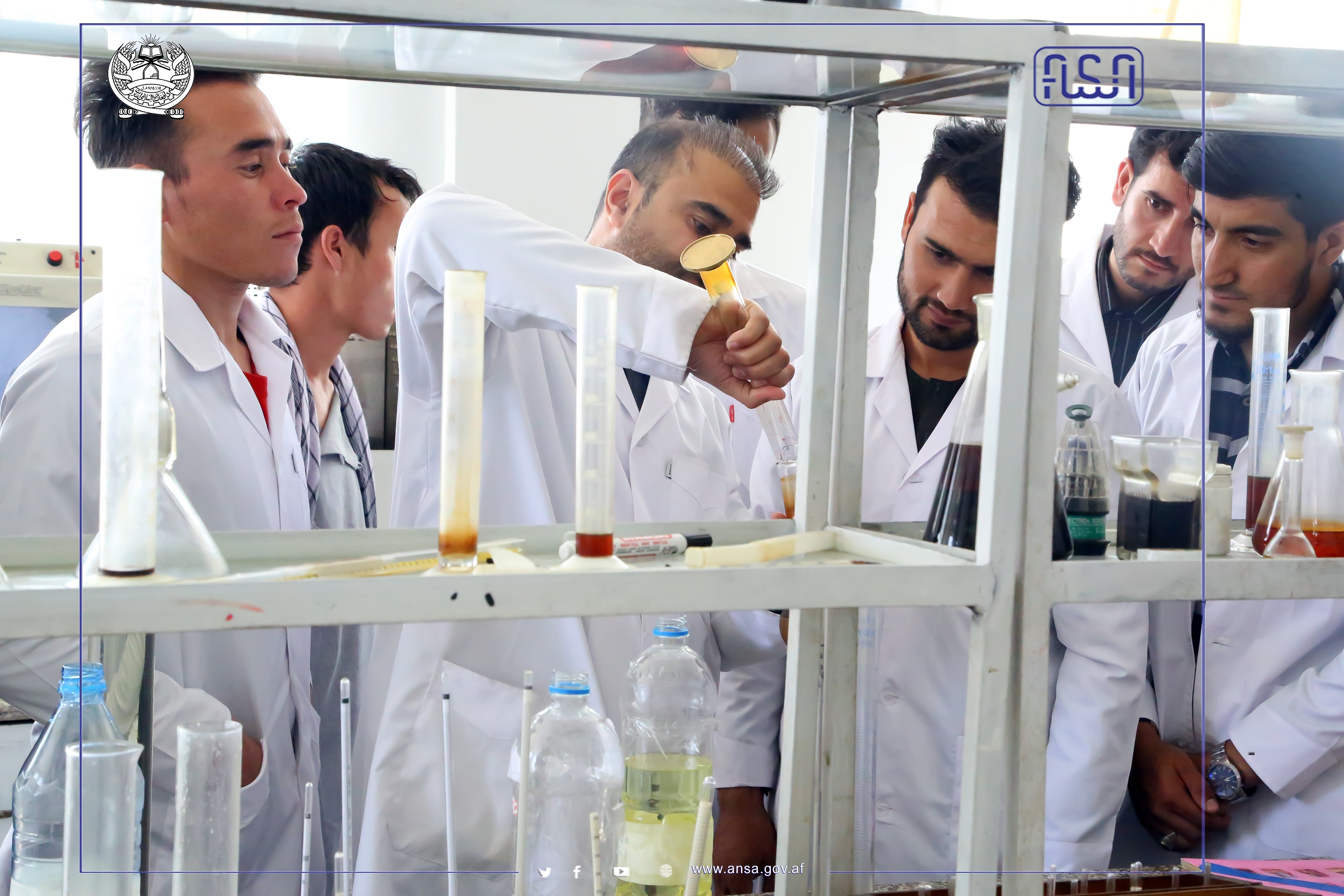 A number of male students of Kabul Polytechnic University have started their internship at the Afghanistan National Standards Authority.