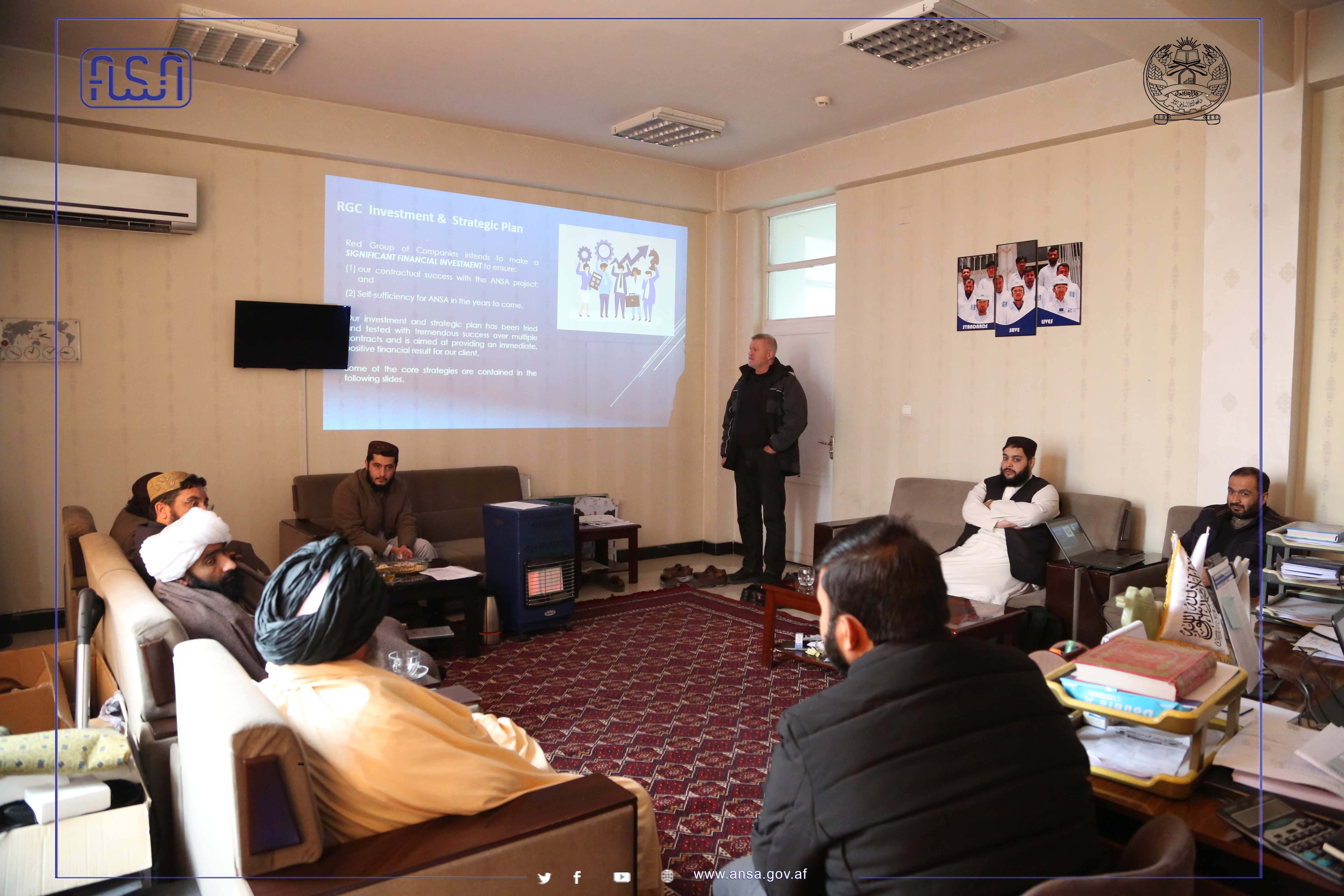 رئیس عمومی اداره ملی ستندرد با کمپنی های کندهار گروپ و RGC دیدار کرد