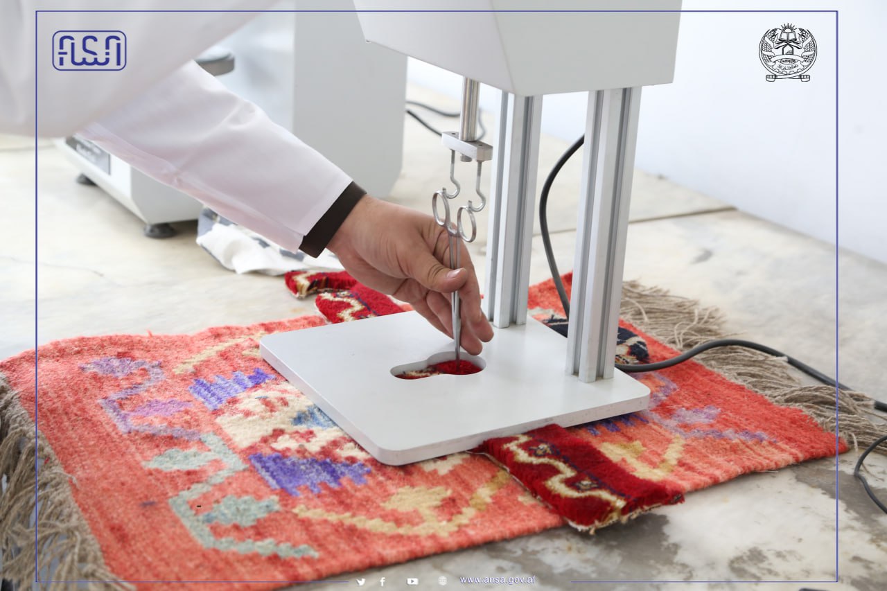 د سټنډرډ ملي ادارې په هېواد کې د غالیو او نساجۍ په برخه کې د فعالو لابراتوارونو په درلودلو سره دغه صنعت ته لا زیات پرمختګ ورکړی.