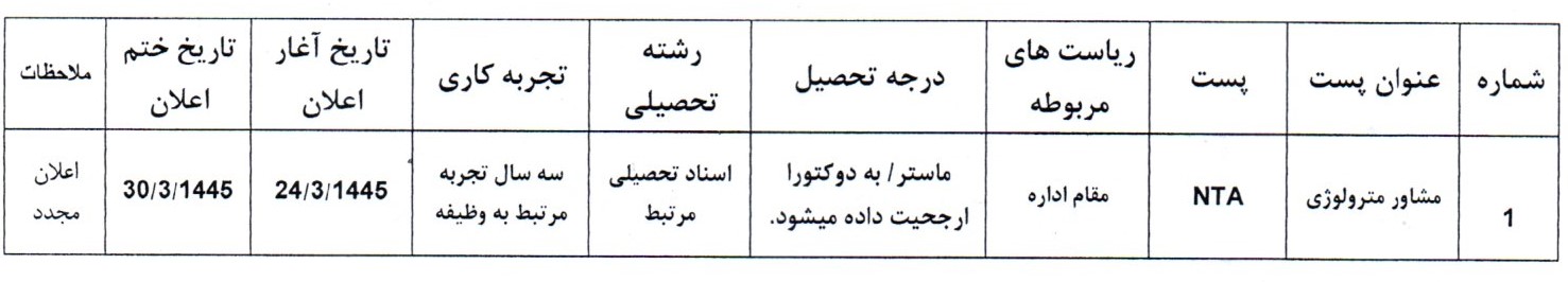 مسوول اطلاع رسانی 